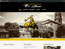 Tablet Screenshot of lubbockhighalumni.com